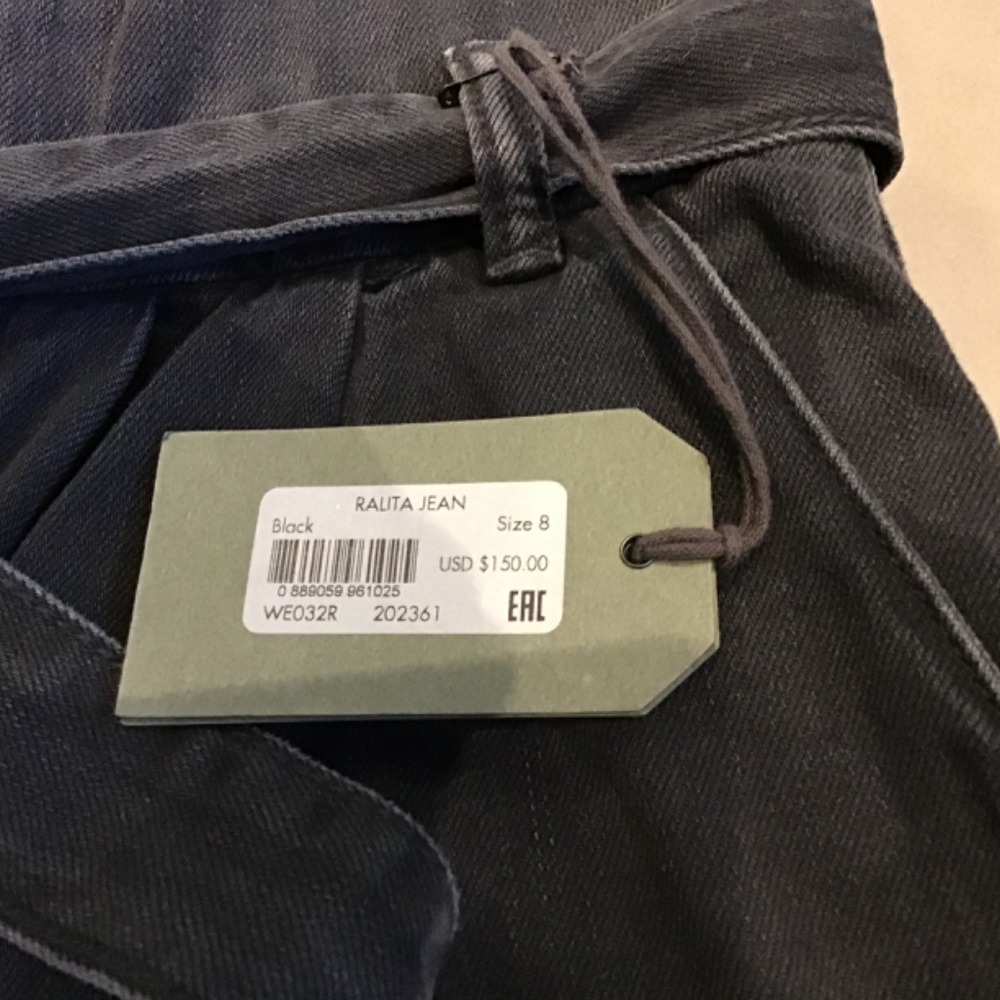 NWT All Saints Ralita Paperbag Waist Jeans - Picture 8 of 9